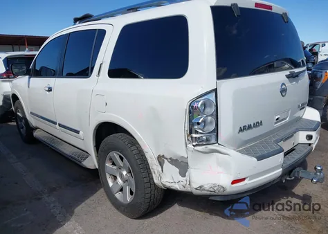 2010 Nissan Armada Platinum из США, поврежденный, VIN 5N1BA0ND0AN605895